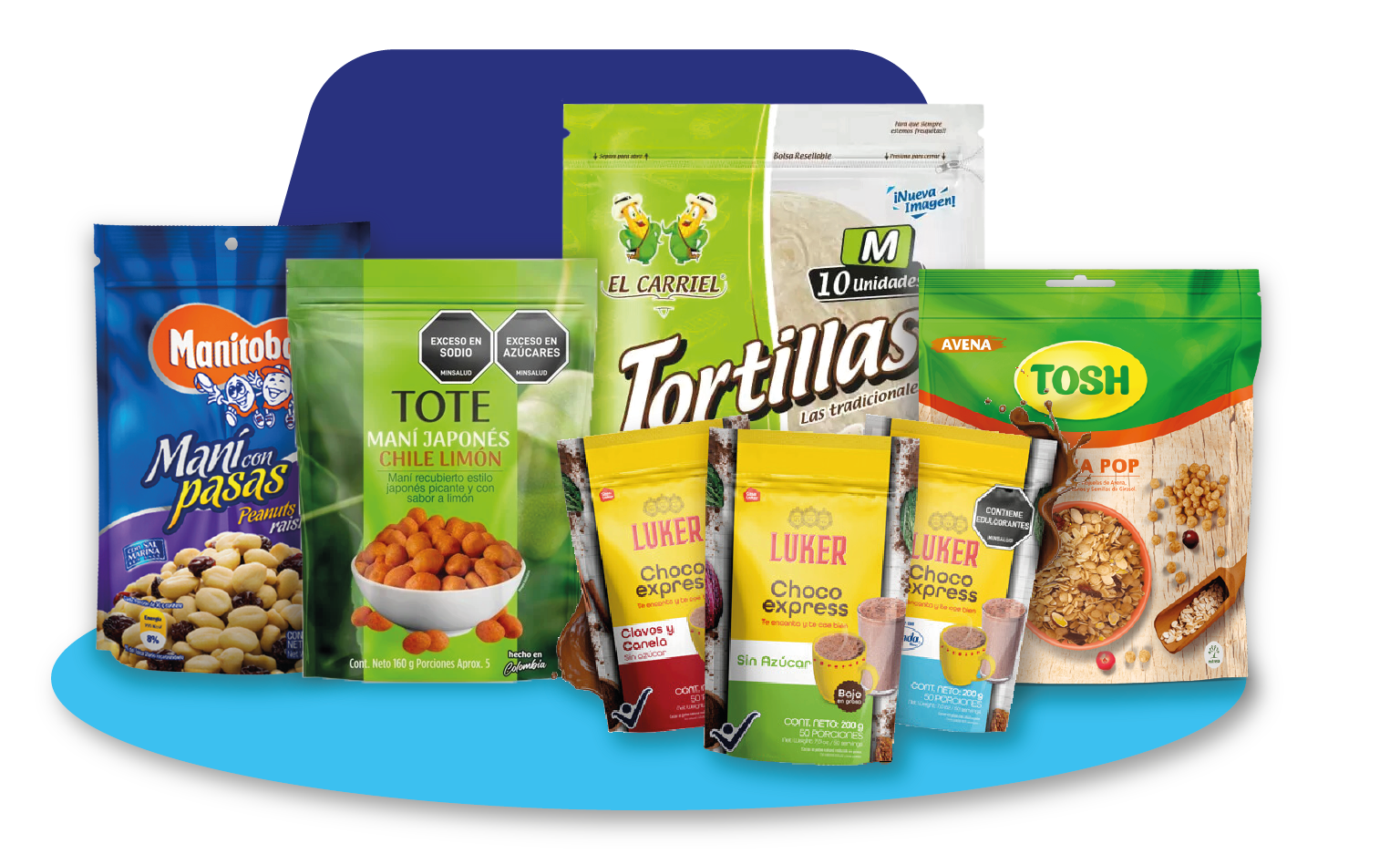 Productos BL DP con Zipper